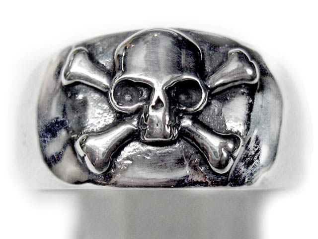 日本925純銀骷髏骨頭特別造型戒指